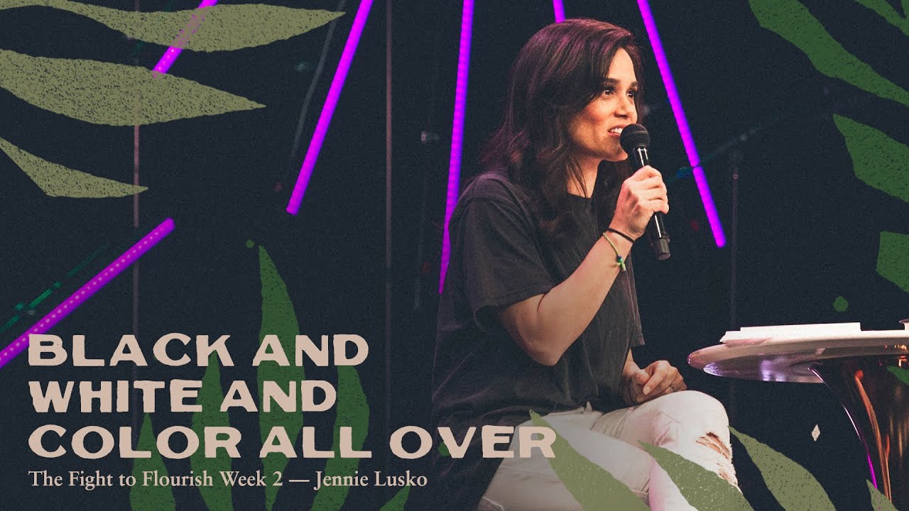 Jennie Lusko teaching a message