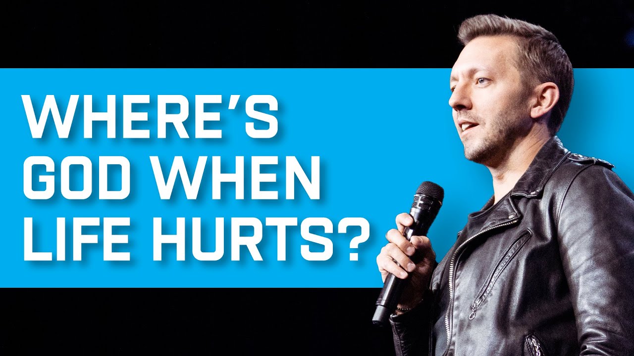 Levi Lusko teaching about where God is when life hurts